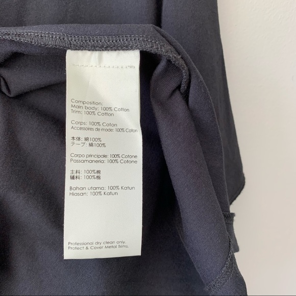 3.1 Phillip Lim Lace-Up Grommet T-Shirt Dress - Picture 5 of 5